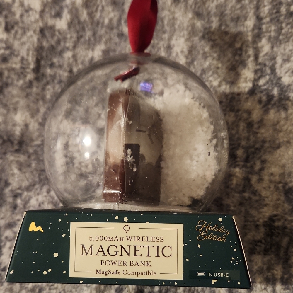 NEW Holiday Edition Magnetic Power Bank -purple